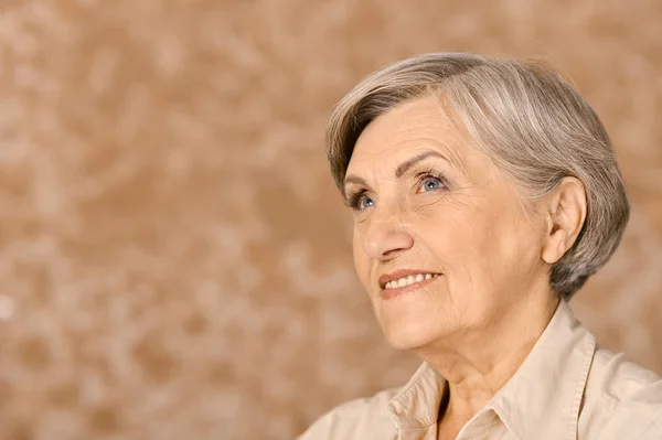 Senior woman portrait — Stock Photo, Image