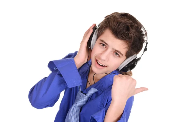 Guy with a hairstyle — Stock Photo, Image