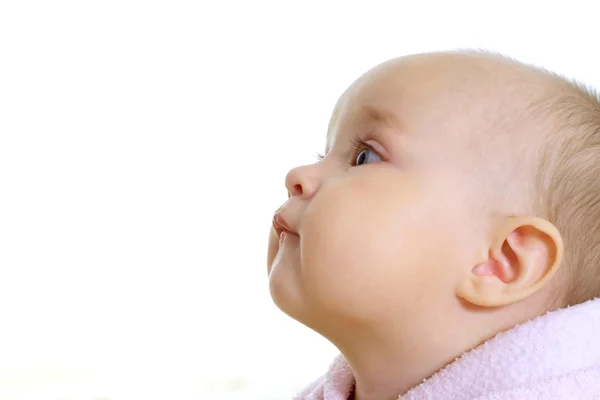 Bebé con ojos azules —  Fotos de Stock