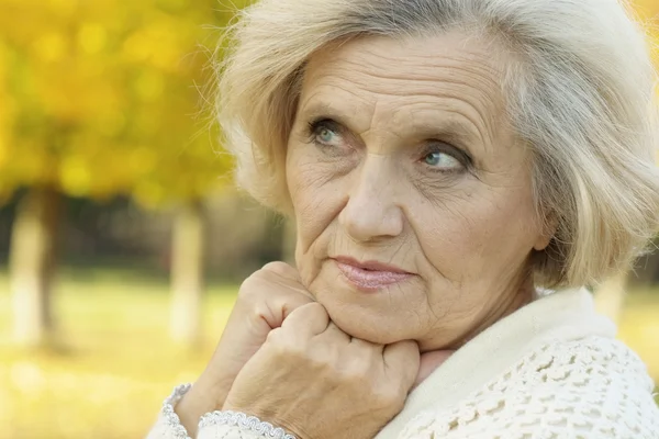 Beautiful older woman — Stock Photo, Image