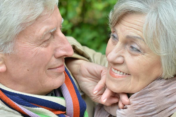 Promenader i parken i höst — Stockfoto