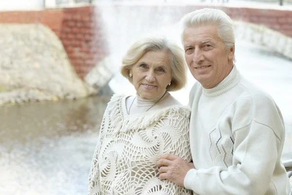美しい高齢者のカップル — ストック写真