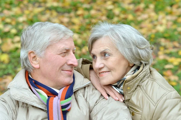 Beautiful elderly couple — Stock Photo, Image