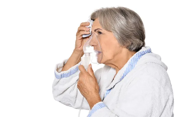 Woman fell ill — Stock Photo, Image