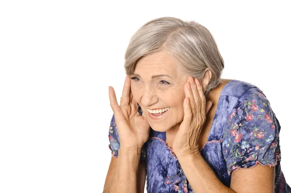 Retrato de mulher sênior — Fotografia de Stock