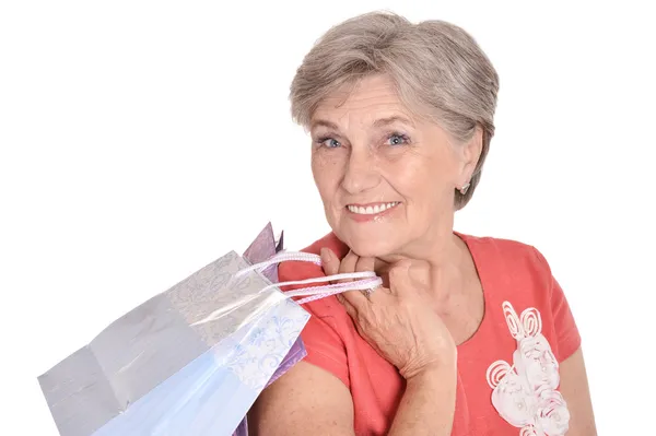 Portrait an older woman — Stock Photo, Image