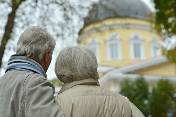 Atractiva pareja de ancianos — Foto de Stock