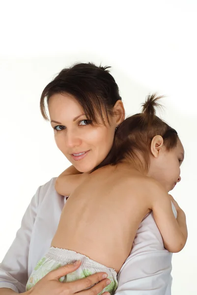 Doctor with a little girl — Stock Photo, Image