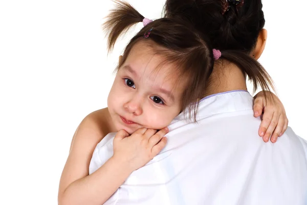 Arzt mit einem kleinen Mädchen — Stockfoto