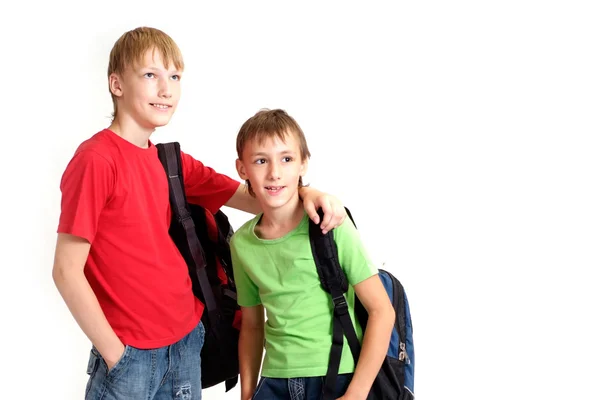 Enfants drôles en T-shirt lumineux — Photo