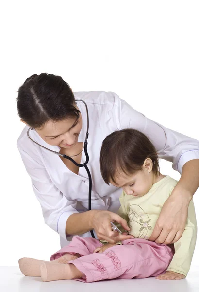 Lékař a dítě — Stock fotografie