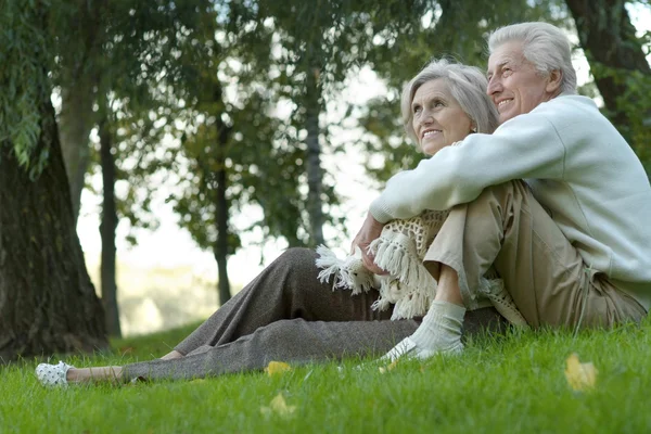 Retrato de una pareja de ancianos —  Fotos de Stock