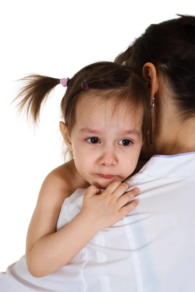 Kinderarzt mit Mädchen — Stockfoto