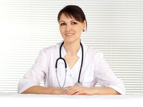 Experienced doctor in her office — Stock Photo, Image