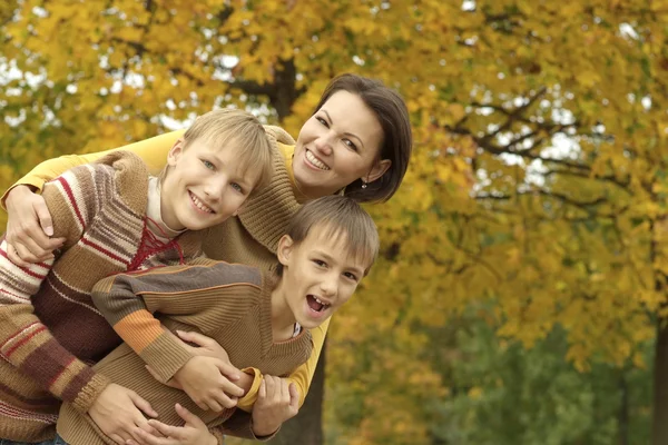 Mother with sons — Stock Photo, Image