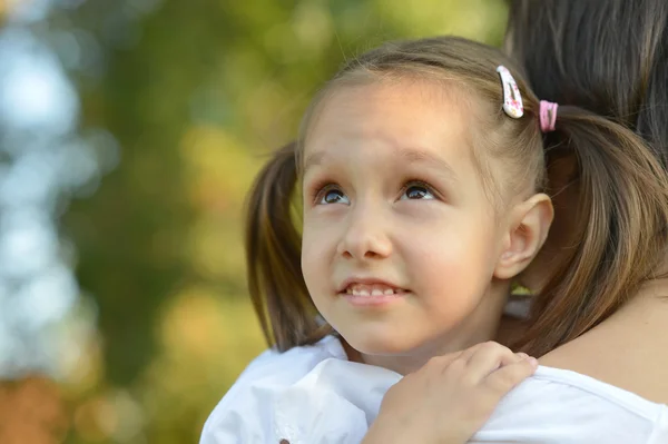 Little girl on a walk — Stock Photo, Image