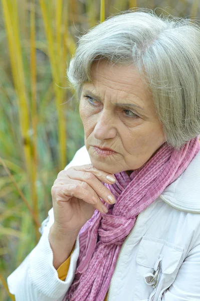 Handsome elderly woman — Stock Photo, Image