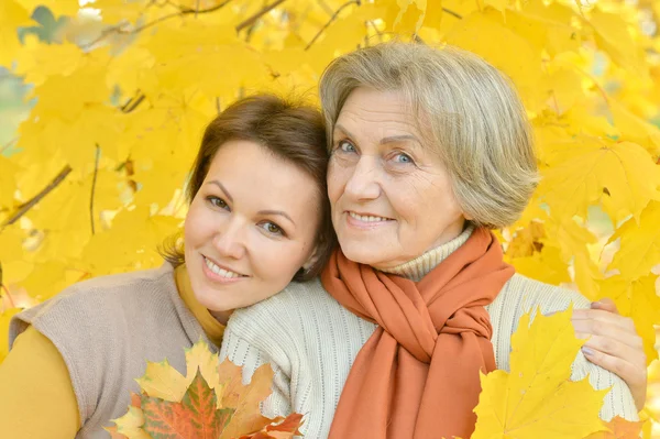 Mom and daughter for a walk Royalty Free Stock Photos