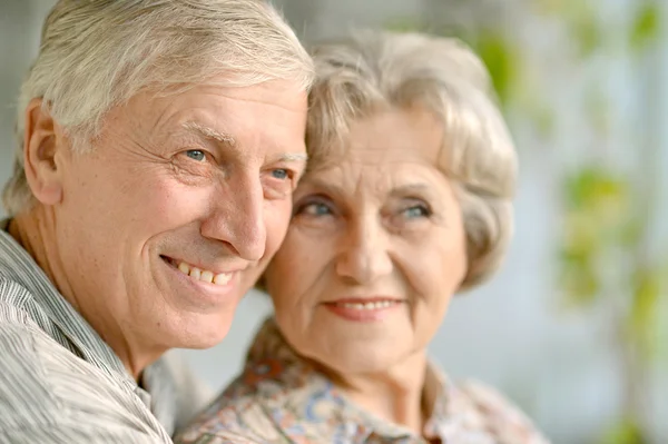 Portrait of a happy senior couple — Stock Photo, Image