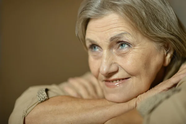 Senior woman portrait — Stock Photo, Image