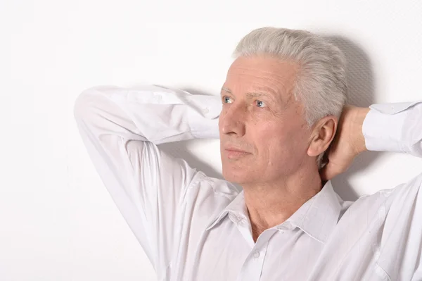 Portrait of elderly man — Stock Photo, Image