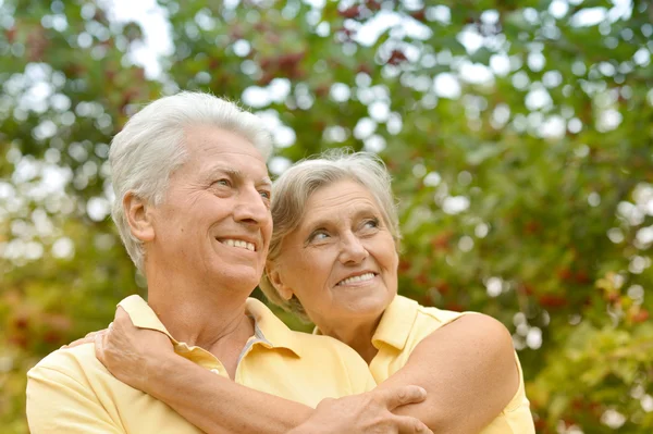 Gelukkig senior paar — Stockfoto