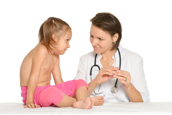 Niedliches kleines Mädchen — Stockfoto