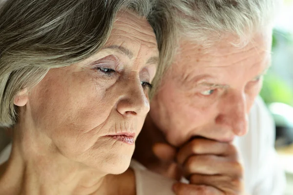 Portrait of an elder couple — Stock Photo, Image