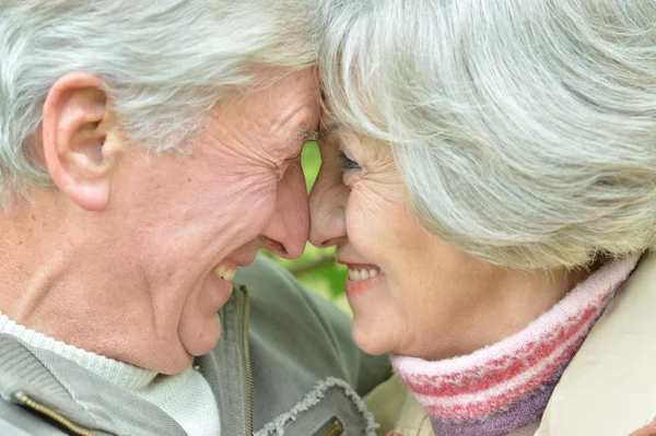 Glückliches Seniorenpaar — Stockfoto