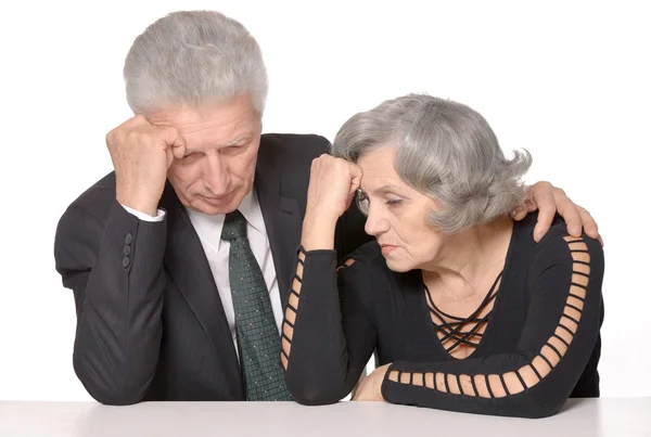 Retrato de una pareja de ancianos — Foto de Stock