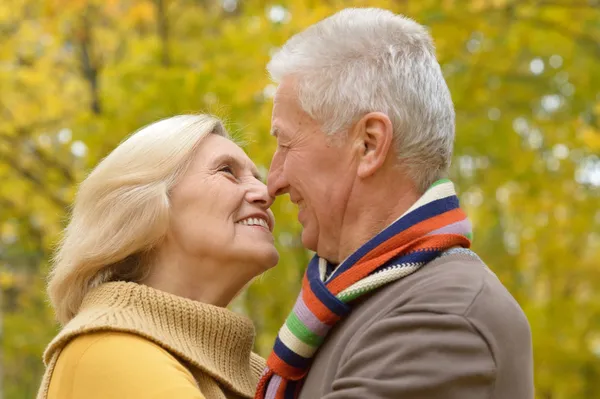 Gelukkig oud paar — Stockfoto