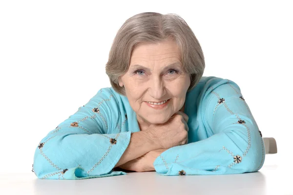 Positive senior woman — Stock Photo, Image