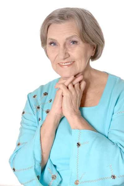 Positive senior woman — Stock Photo, Image