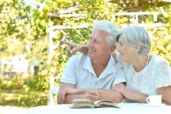 Bonita pareja de ancianos — Foto de Stock