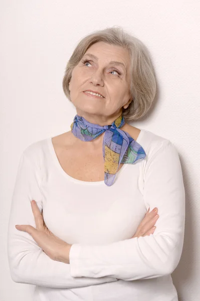 Senior woman portrait — Stock Photo, Image