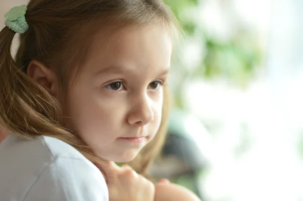 Portrait of emotional girl — Stock Photo, Image