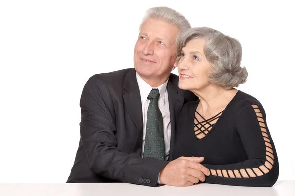 Portrait of an elder couple — Stock Photo, Image