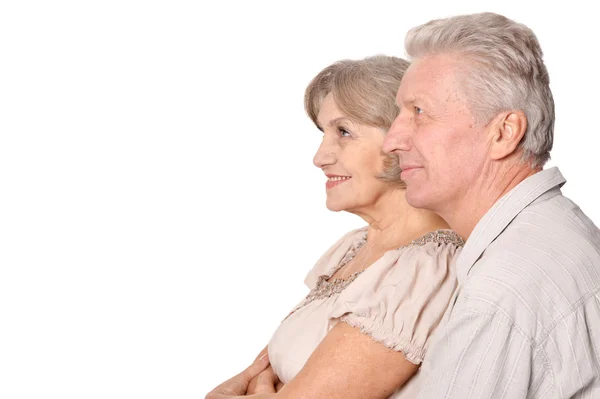 Senior couple isolated — Stock Photo, Image