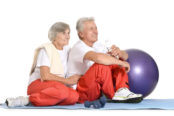 Fit senior couple — Stock Photo, Image