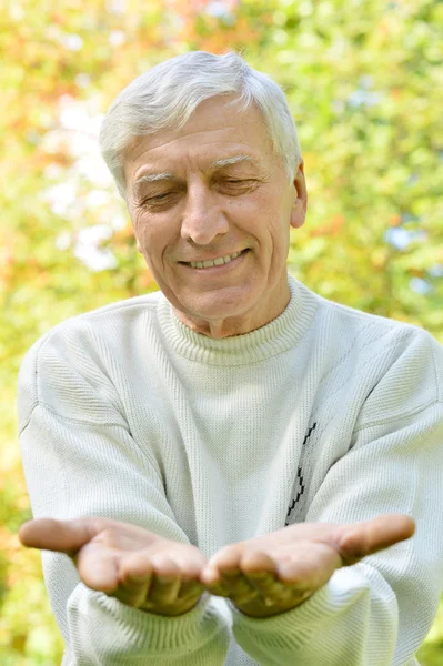 Cheerful senior man — Stock Photo, Image