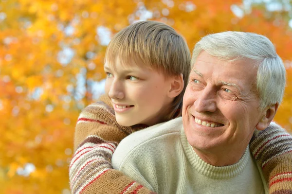 Grandparent and kid — Stock Photo, Image