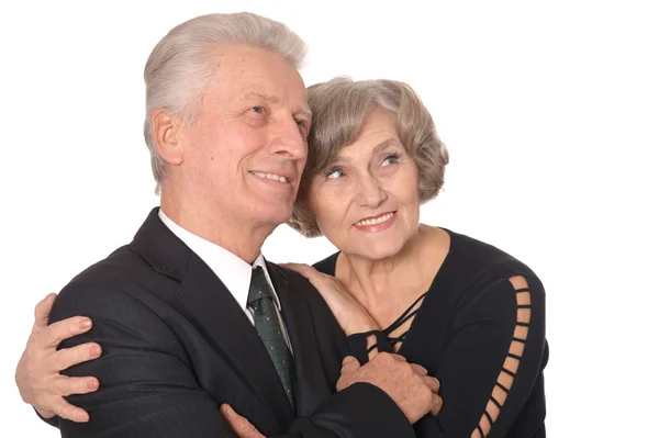 Portrait of an elder couple — Stock Photo, Image