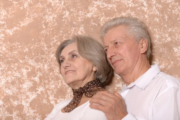 Ritratto di una coppia di anziani — Foto Stock