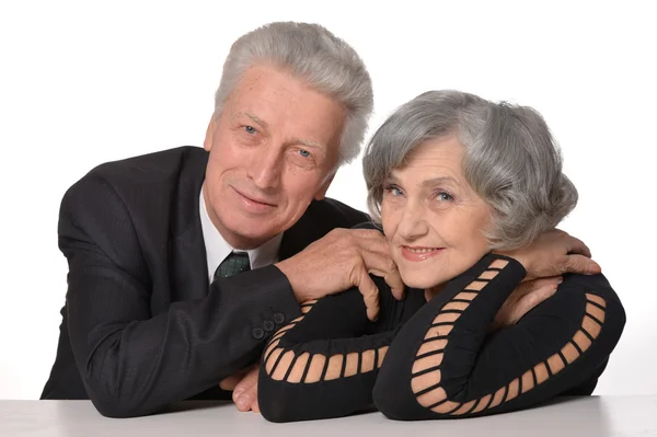 Retrato de una pareja de ancianos — Foto de Stock