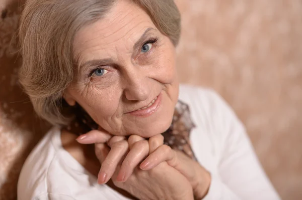 Senior woman portrait — Stock Photo, Image