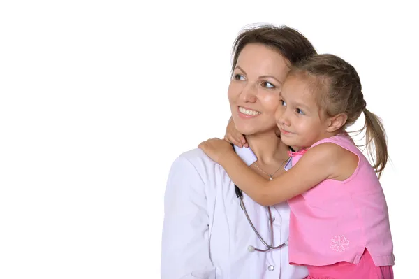 Médico e bebê — Fotografia de Stock