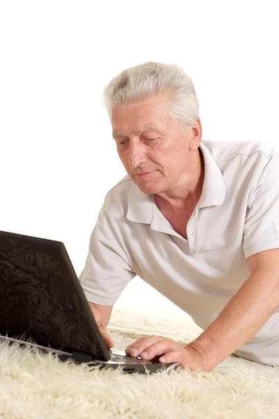 Mature man relaxing — Stock Photo, Image