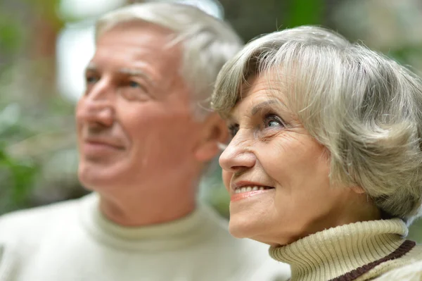 Gelukkig senior paar — Stockfoto