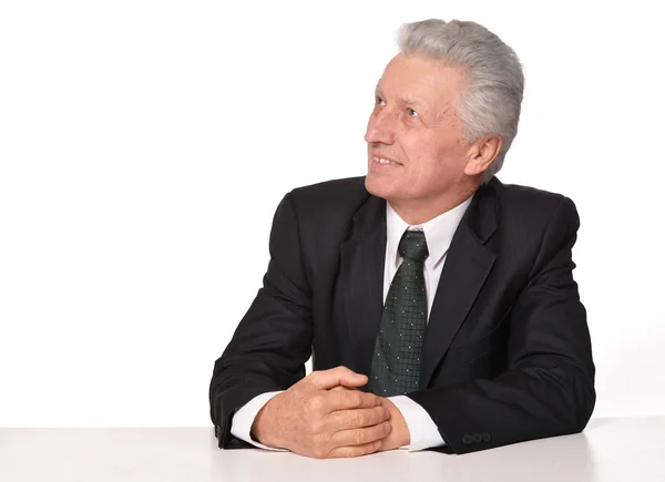 Portrait of an elderly businessman — Stock Photo, Image