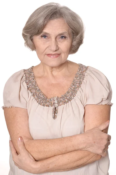 Porträt einer Seniorin — Stockfoto